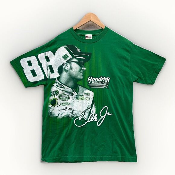 Vintage Chase Authentics NASCAR Dale Earnhardt Jr Shirt All Over Print - Picture 1 of 10